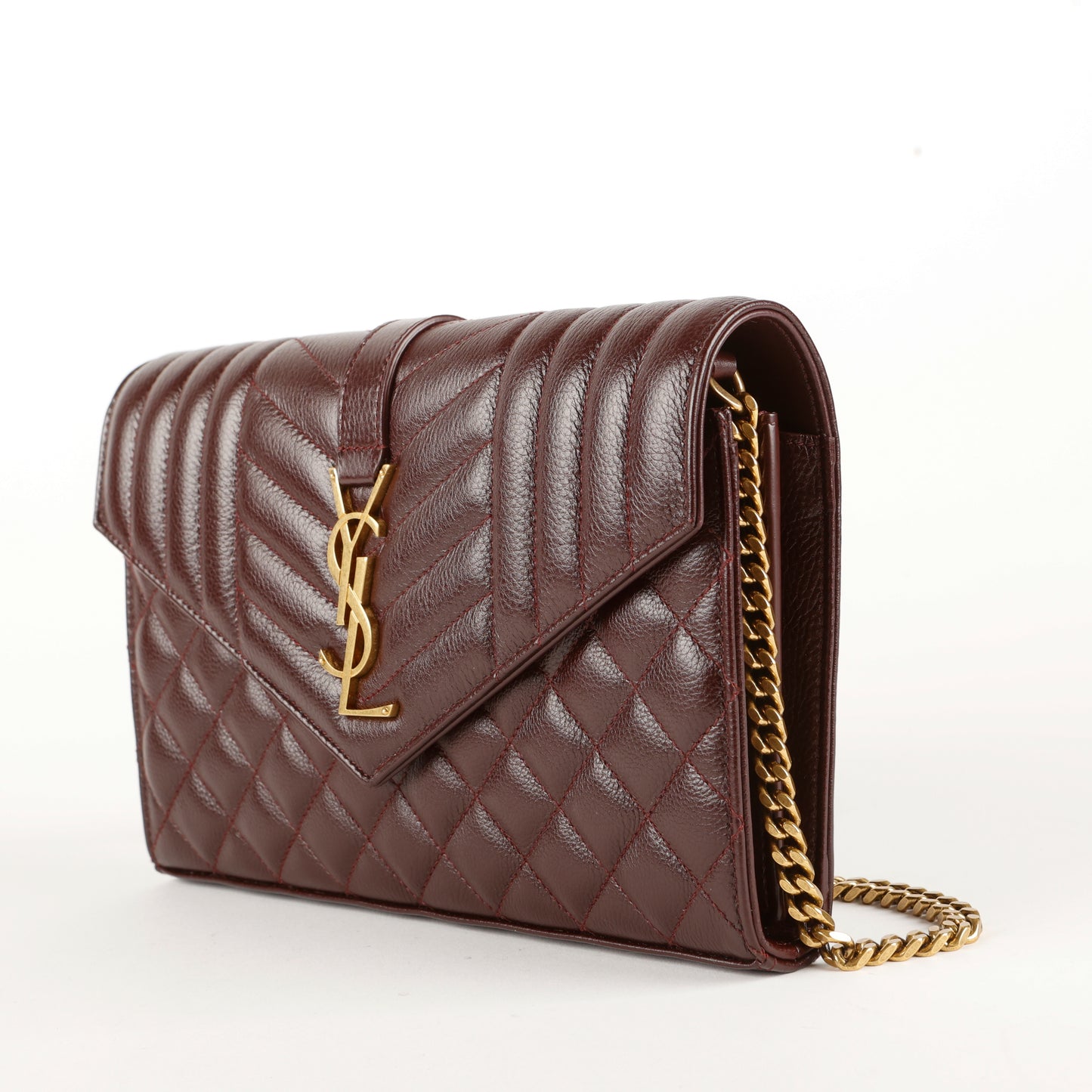 Wallet on Chain, Bordeaux Calfskin