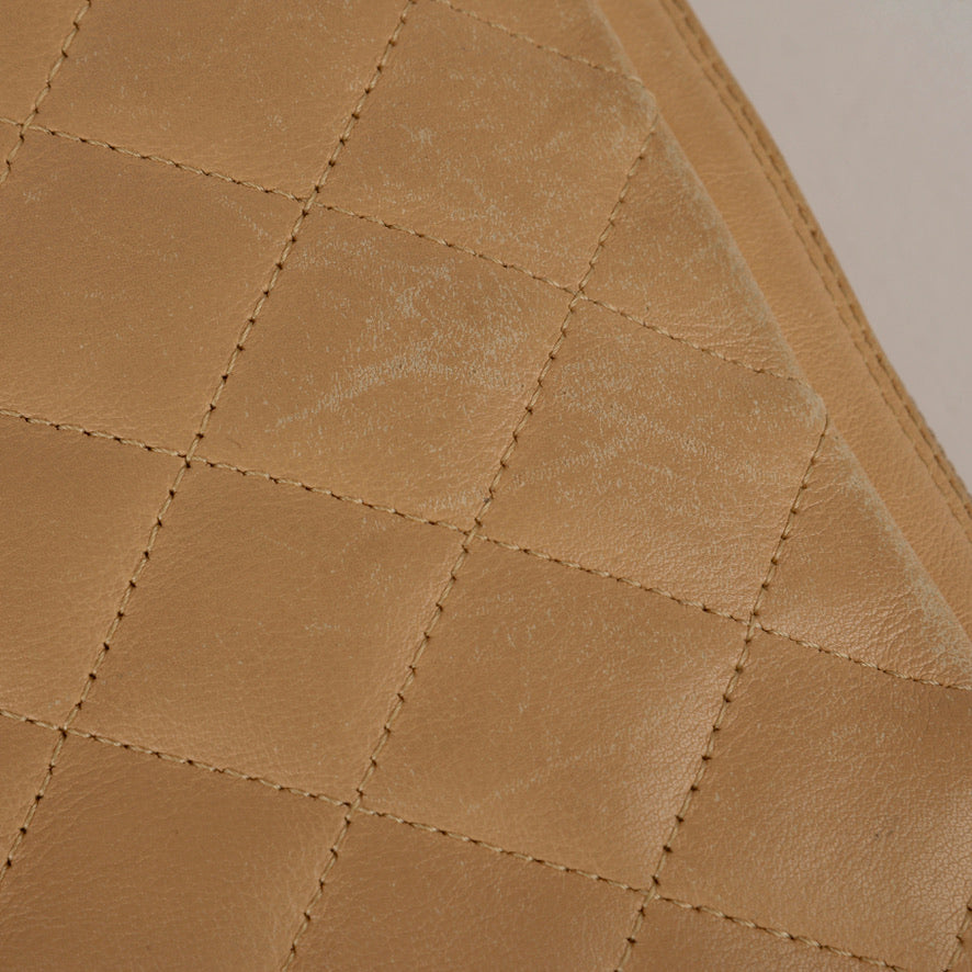 Ligne Cambon Messenger, Beige Lambskin