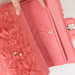Small Double Flap, Pink Fabric