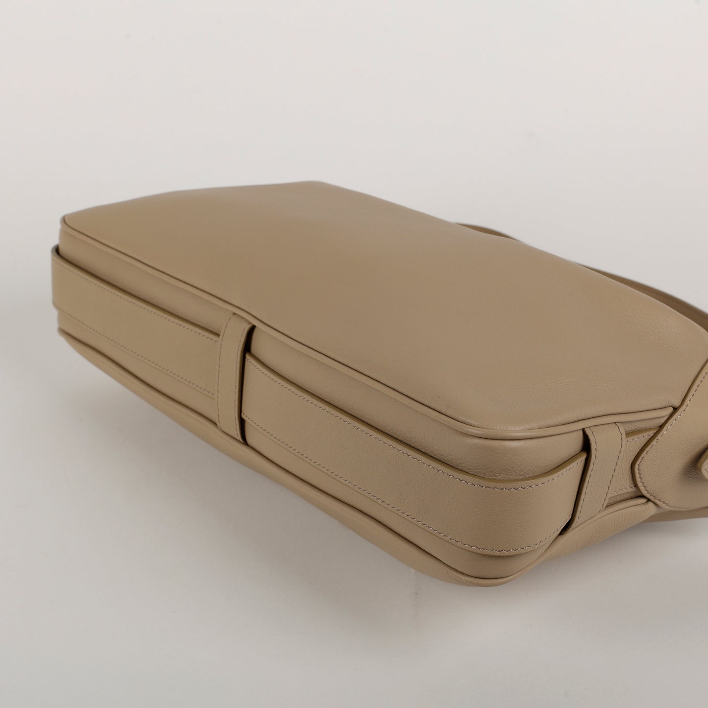 Medium Romy Shoulder Beige Calfskin 1319