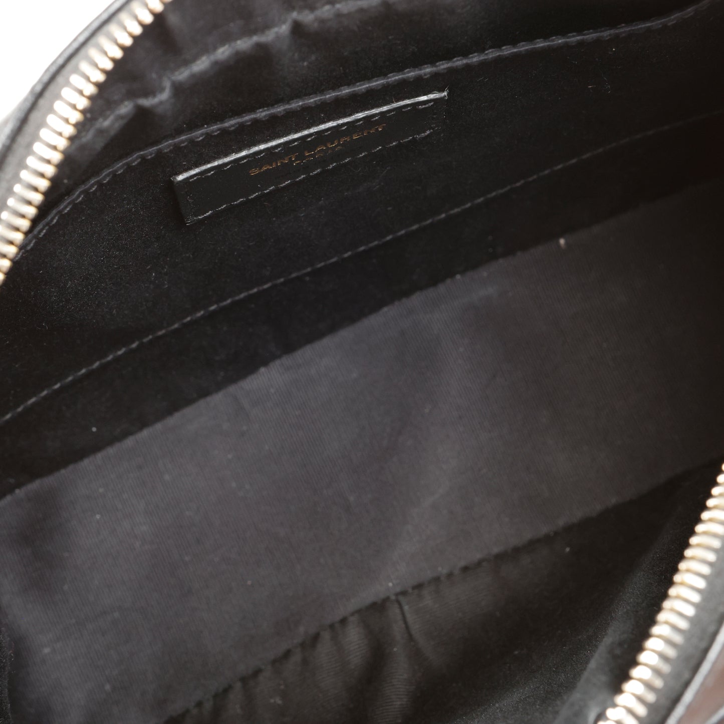 Lou Camera Bag, Black Calfskin