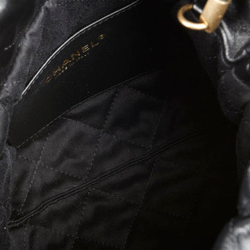 Mini 22, Black Lambskin Gold Hardware 11687