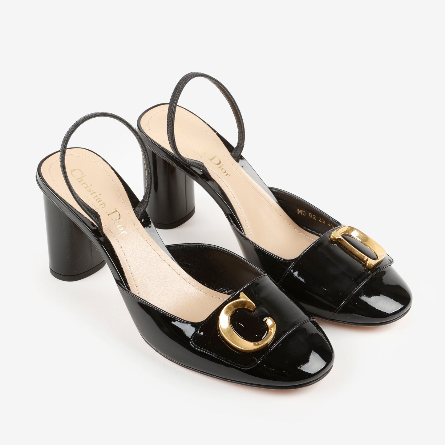C’est Dior Patent Calfskin Heels Size 38