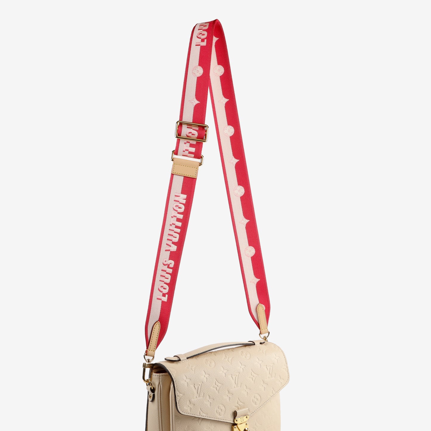 Adjustable Jacquard Strap, Pink