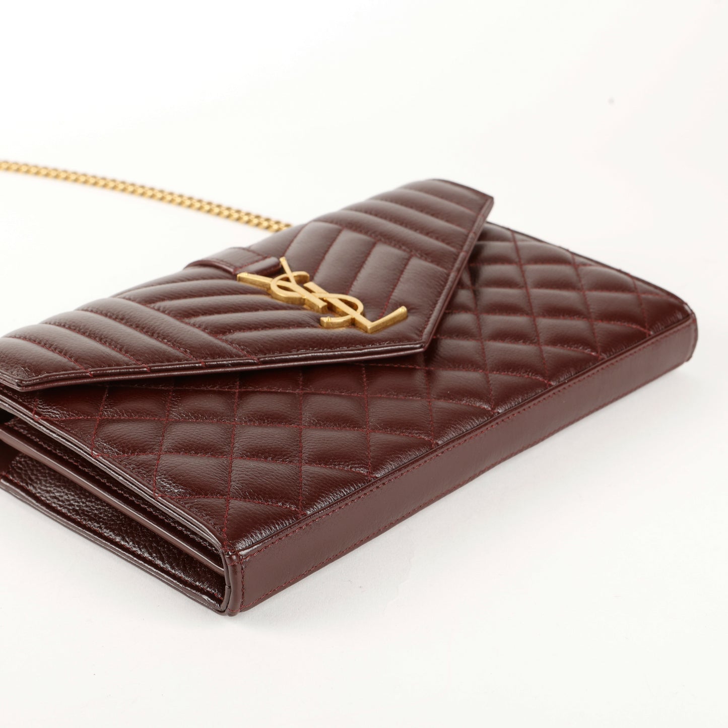Wallet on Chain, Bordeaux Calfskin