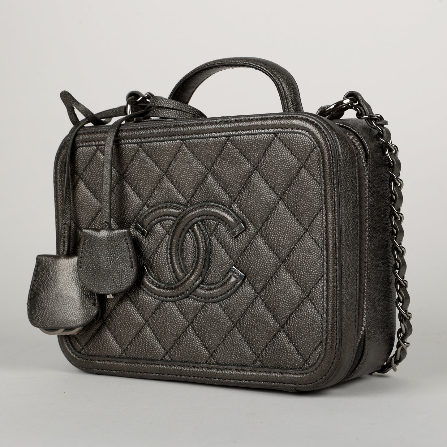 Medium Filigree Vanity, Dark Grey 11030