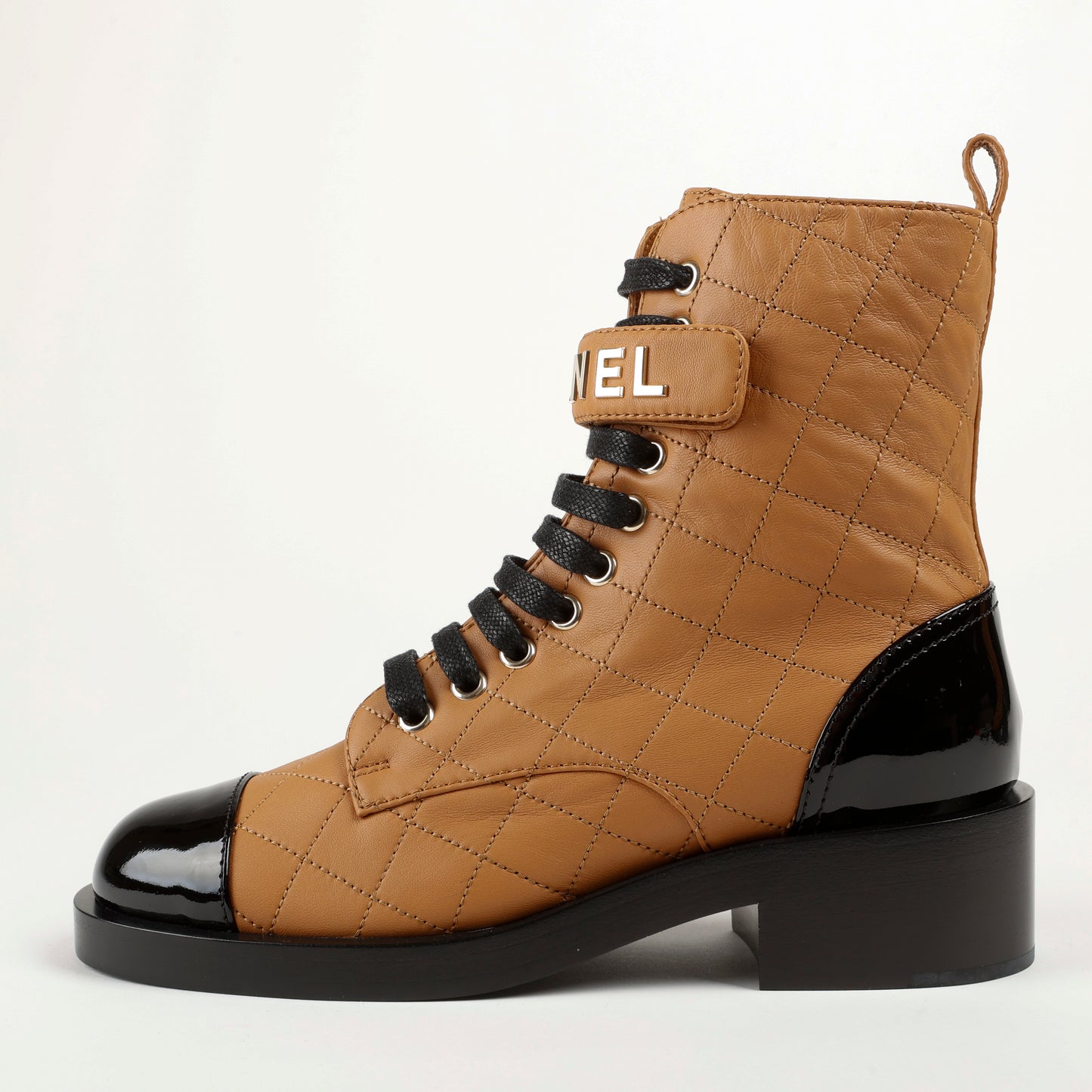 Lambskin Military Style Boots
