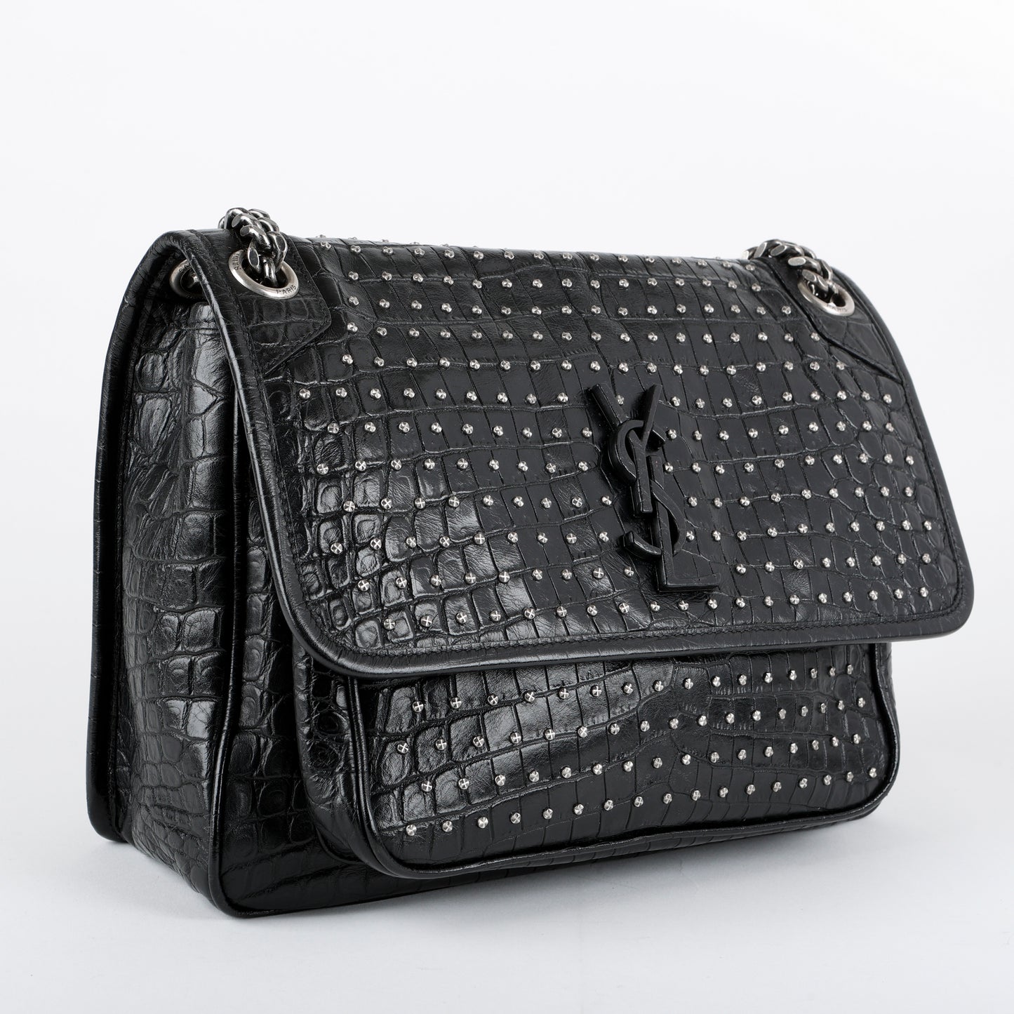 Large Studded Niki, Black