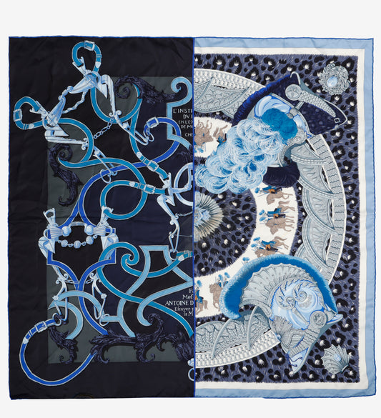 Brides de Gala 90cm Silk, Black Blue