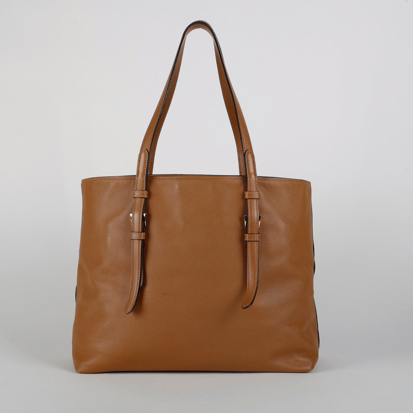 City Sport Tote Brown Saffiano