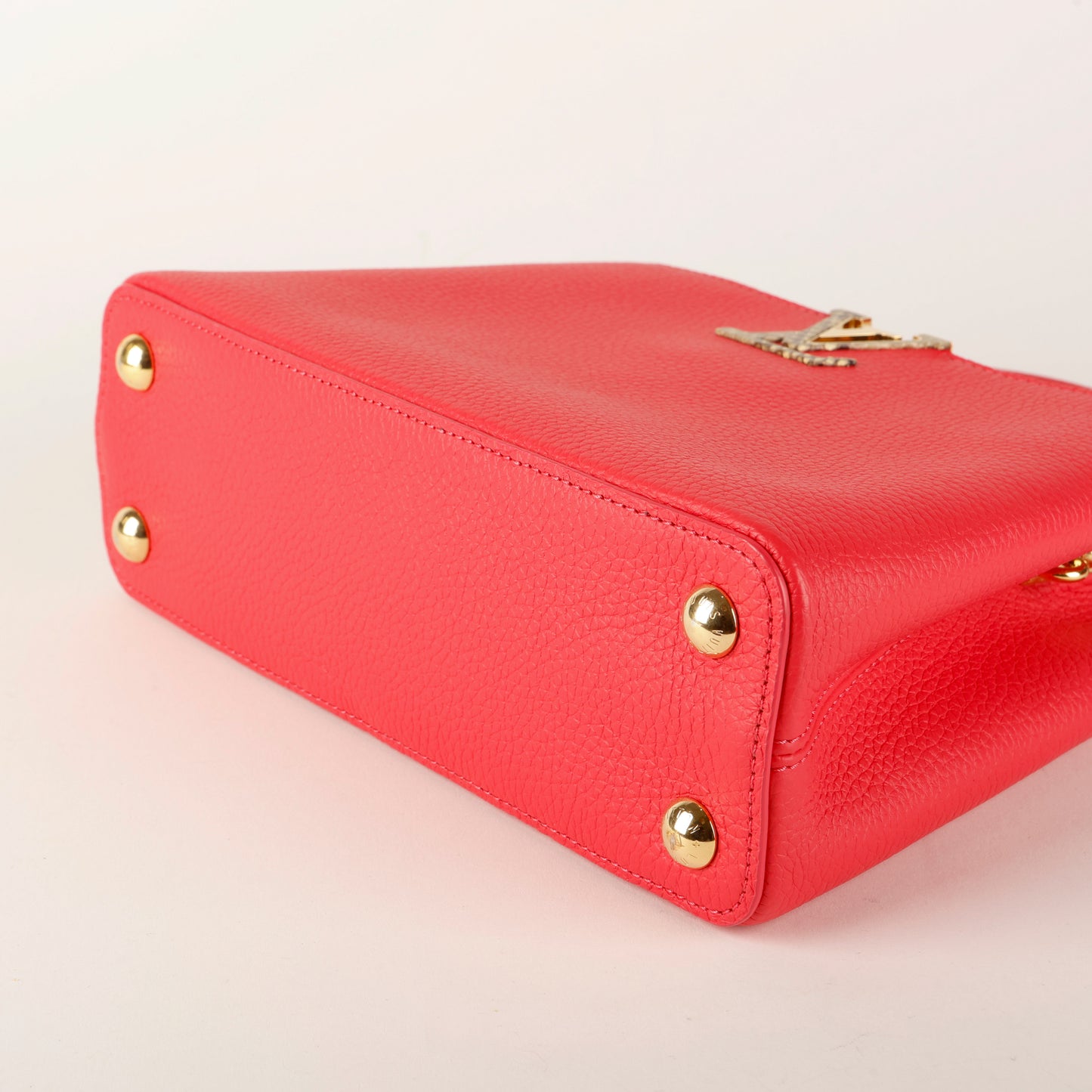 Capucines BB, Pink with Python Handle