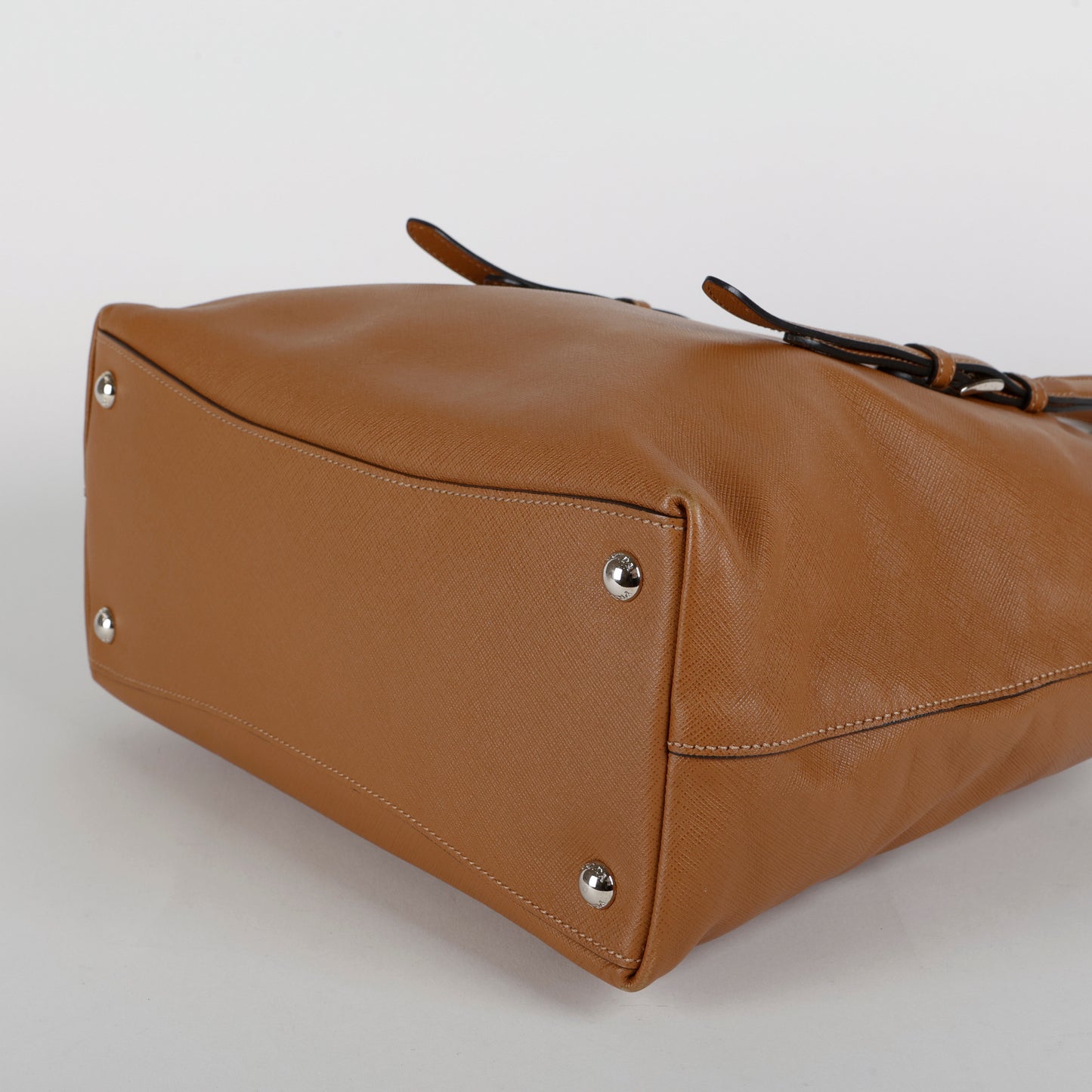 City Sport Tote Brown Saffiano