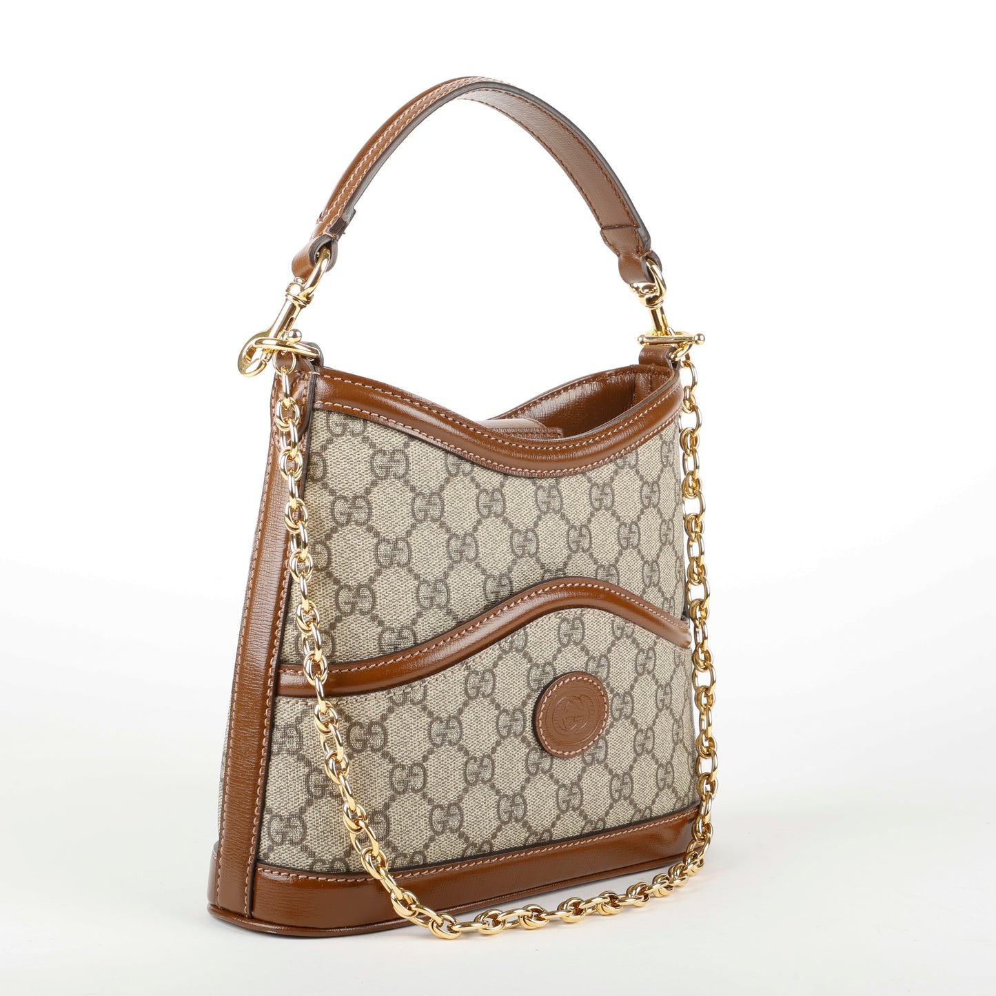 GG Supreme Azalea Retro Interlocking Chain Shoulder Bag 10616