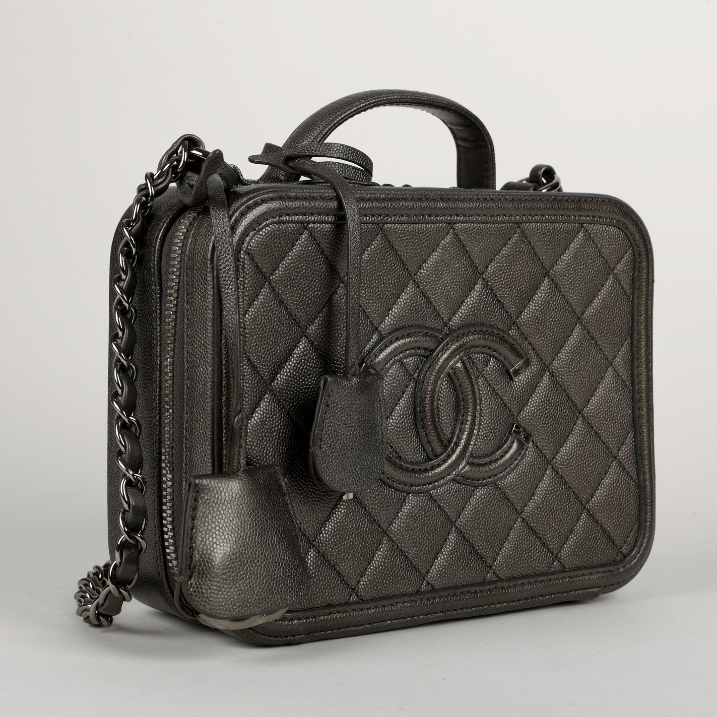 Medium Filigree Vanity, Dark Grey 11030