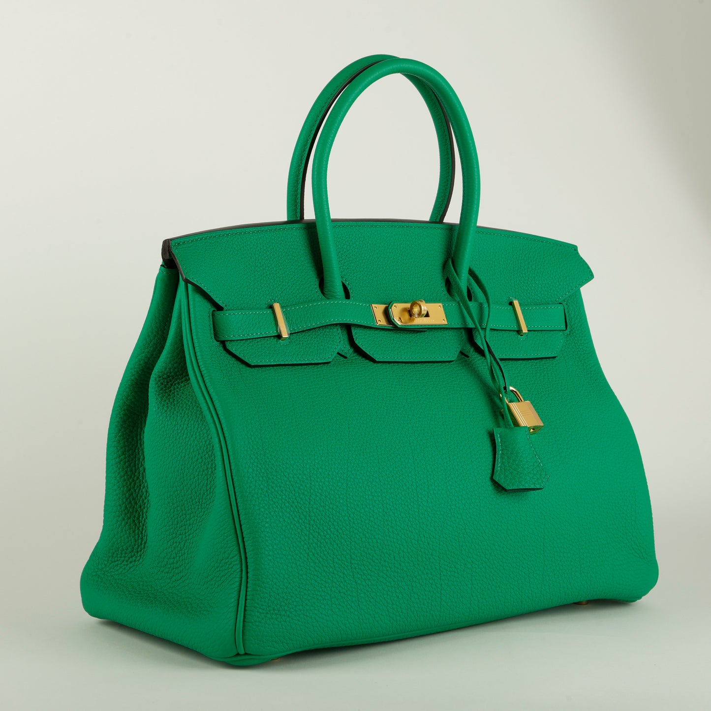 Birkin 35 Bamboo Togo Gold Hardware
