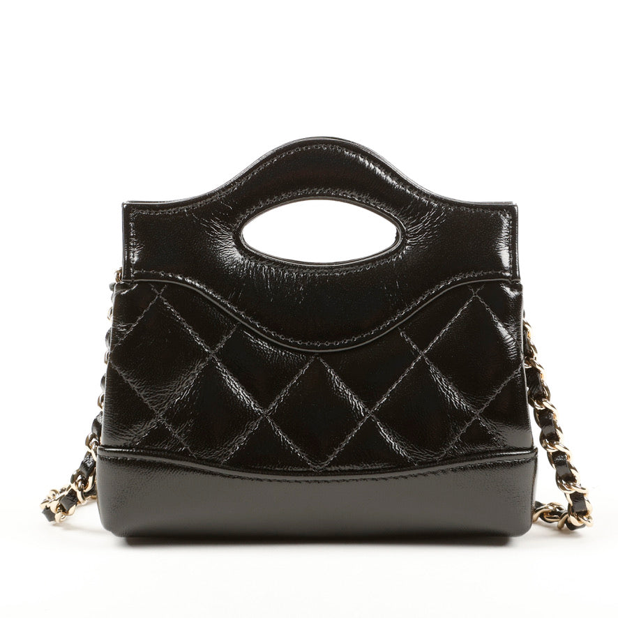 Mirco 31 Card Holder On Chain Black