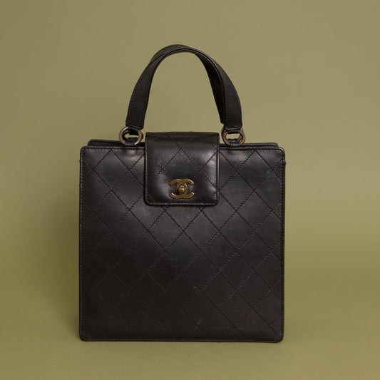 Coco Mark Top Handle, Black 9968