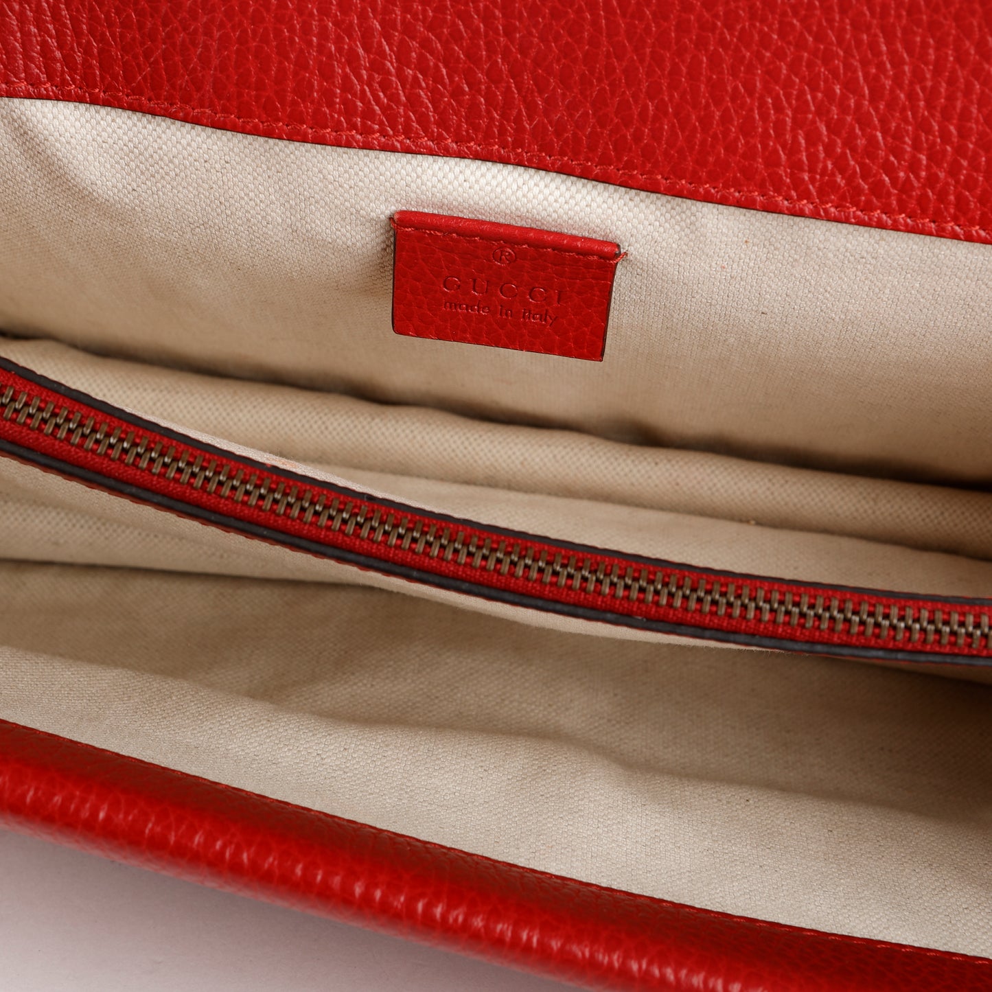 Medium Dionysus, Red Grained Calfskin