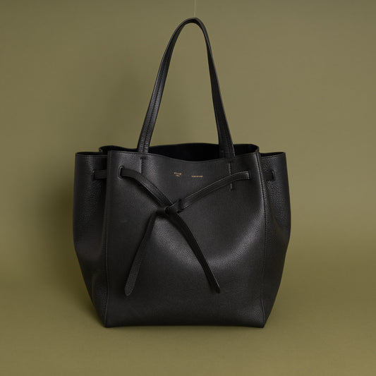 Phantom Belt Cabas Tote, Black 9785