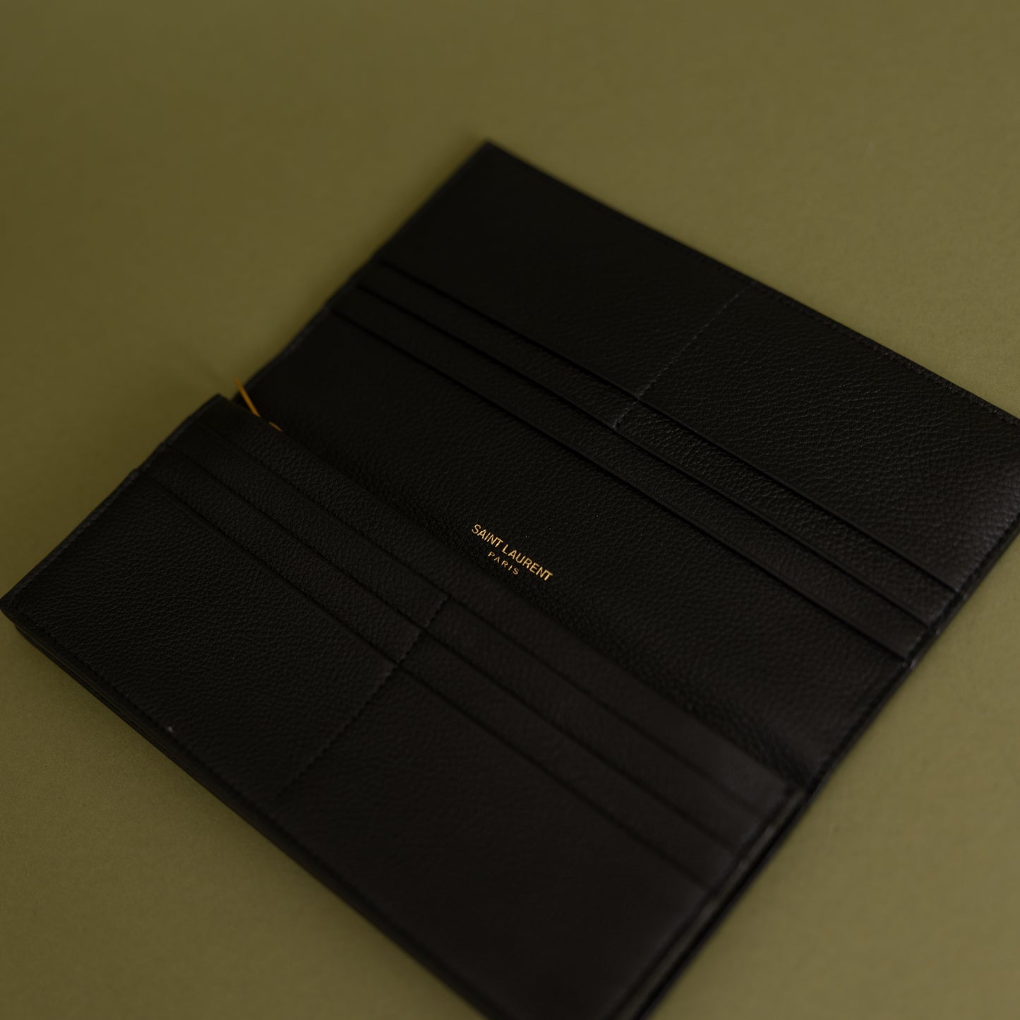Tiny Cassandra Flat Wallet, Black 9913