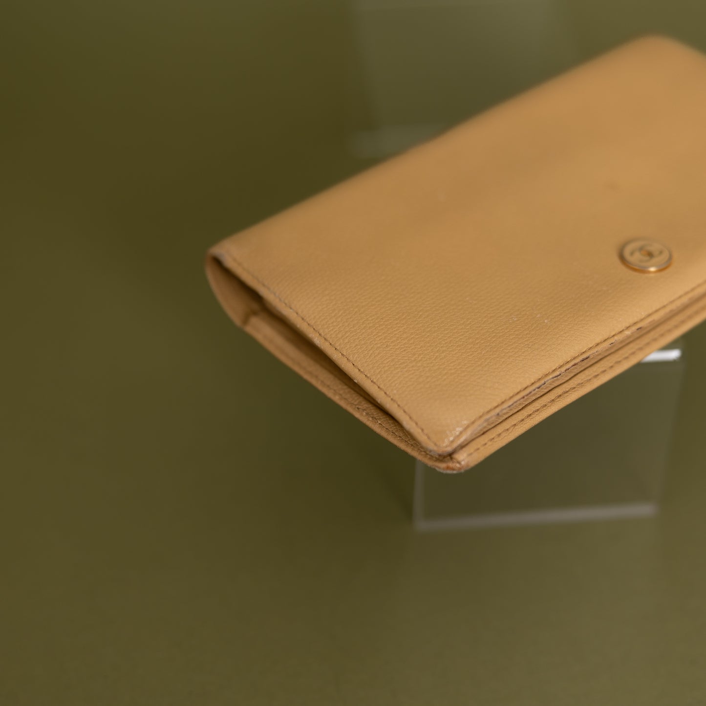 Large Long Bi-Fold, Beige 9943
