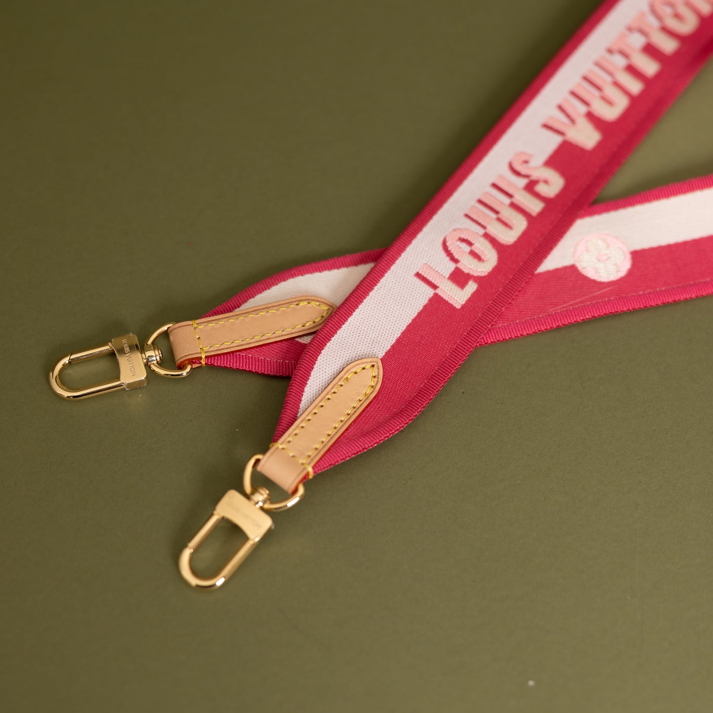 Adjustable Jacquard Strap, Pink 9946