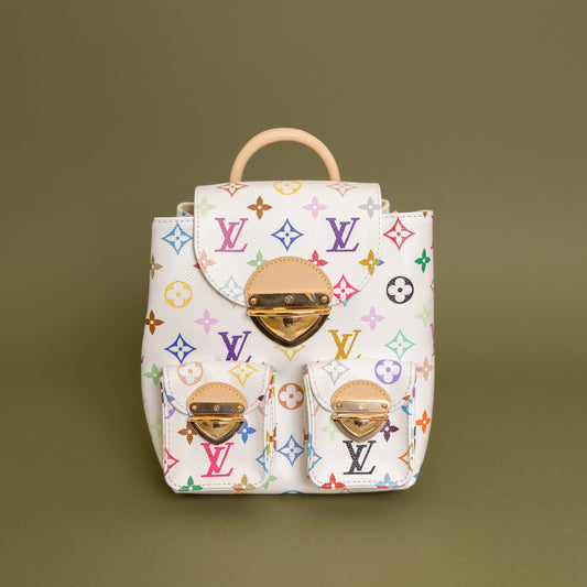 Venice Backpack, White Multicolor 9953