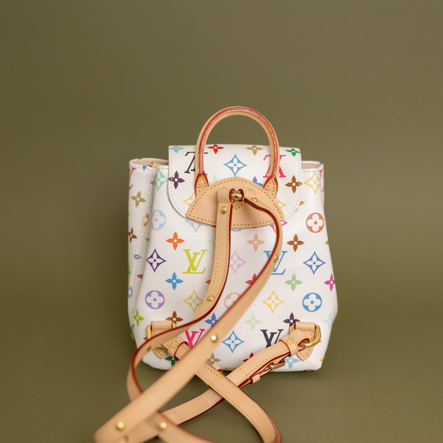 Venice Backpack, White Multicolor 9953