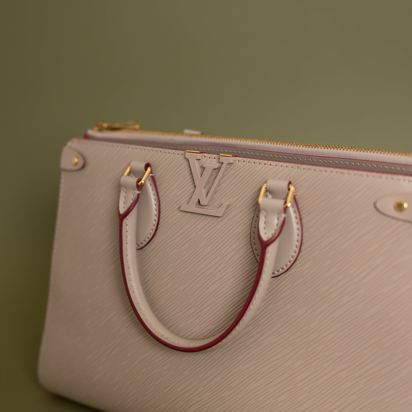 Grenelle Tote MM Galet Grenat Epi 10002