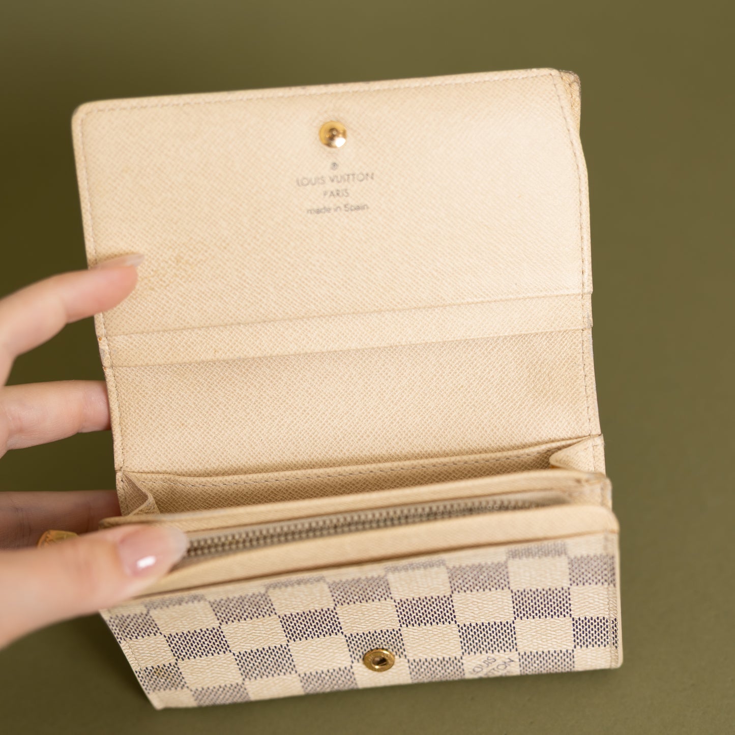 Trifold Wallet Damier Azur 9999