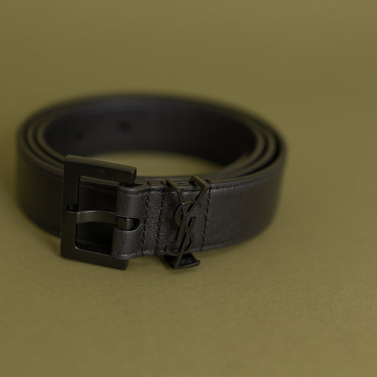 Cassandra Logo Belt, SO Black 10095