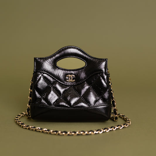 Mirco 31, Black Lambskin 10060