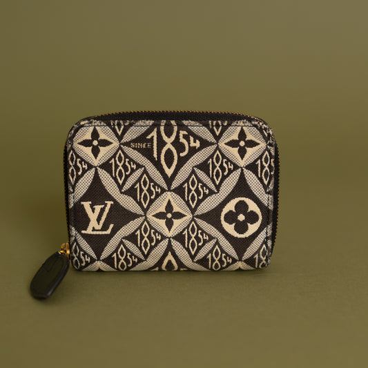 1854 Jacquard Zip Around Coin Wallet