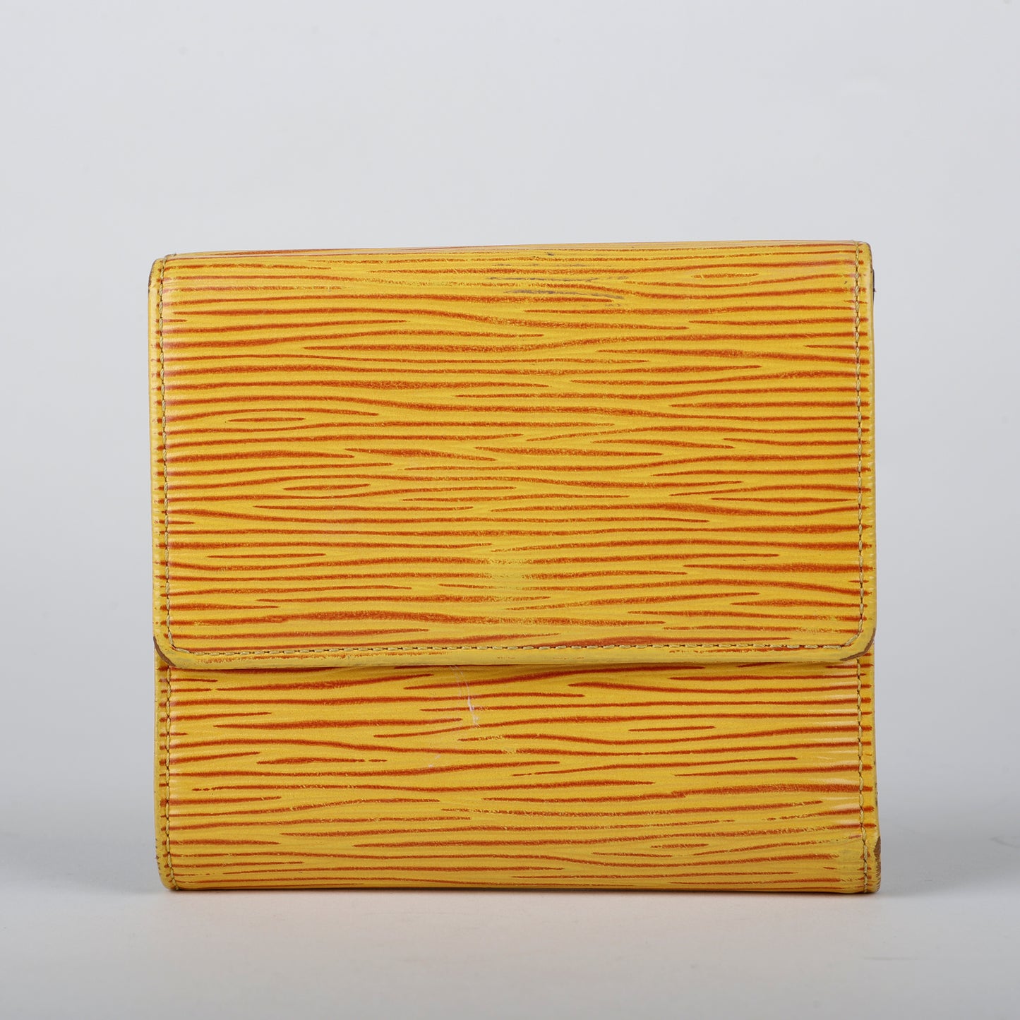 Louise Trifold Wallet, Yellow Epi