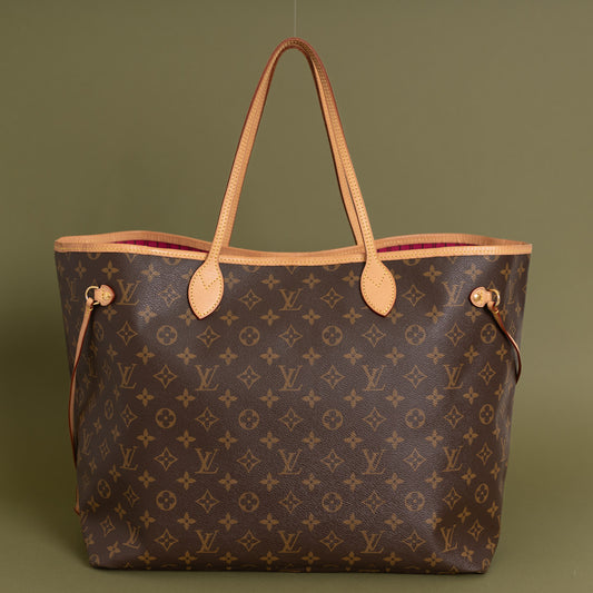 Neverfull GM, Monogram Fuchsia 8812