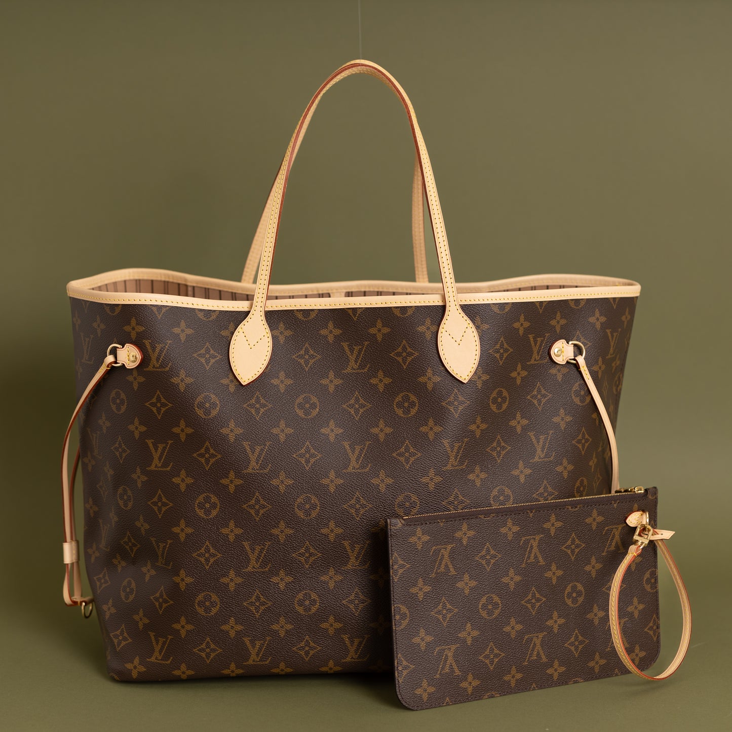 Neverfull GM, Monogram/Beige  8968