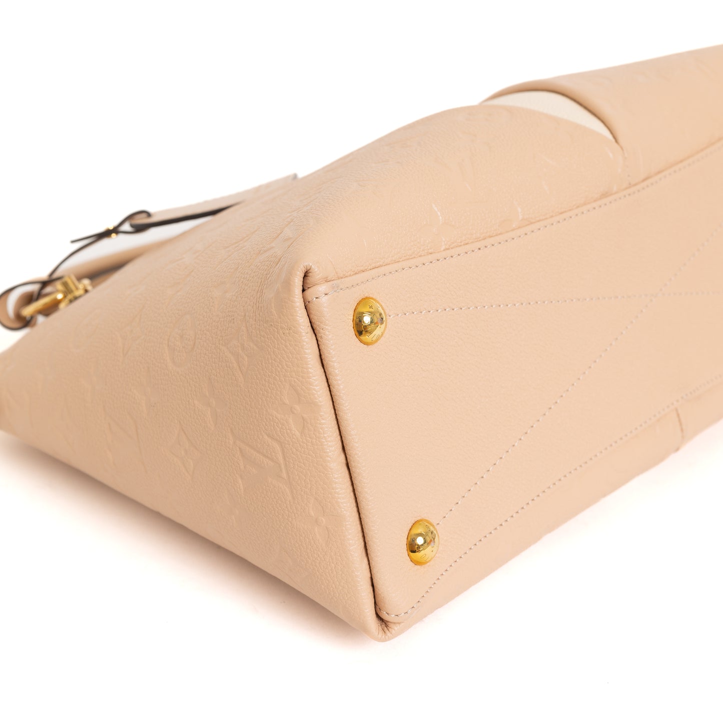 V Tote MM, Beige Rose Creme Empreinte 7937