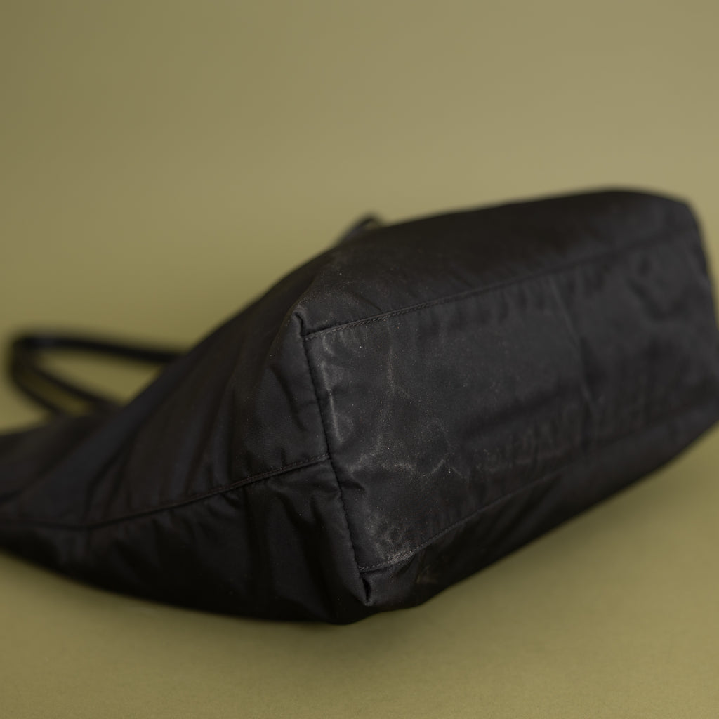 Tessuto Nylon Top Handle, Black 9859