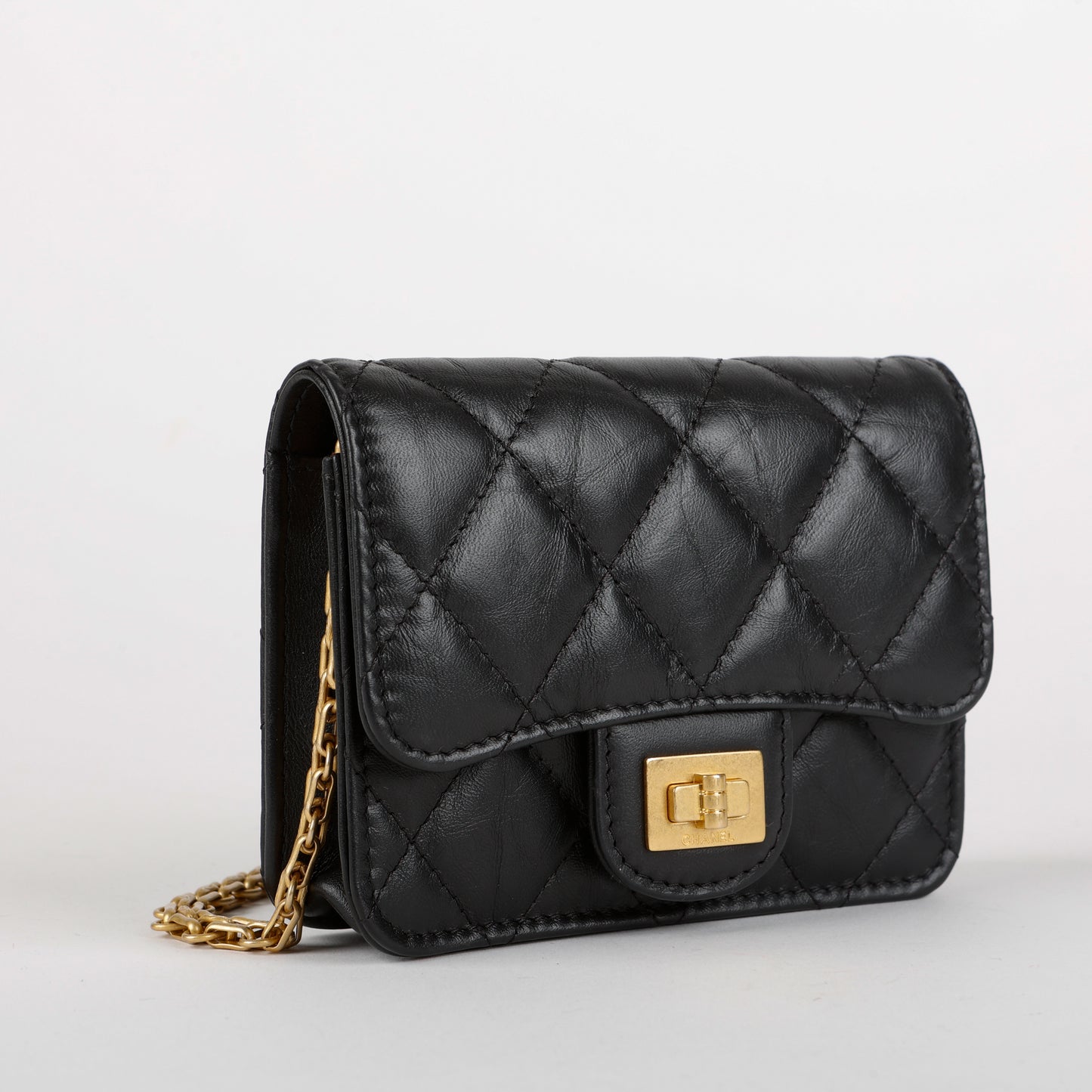 Reissue Belt Bag Black Calfskin