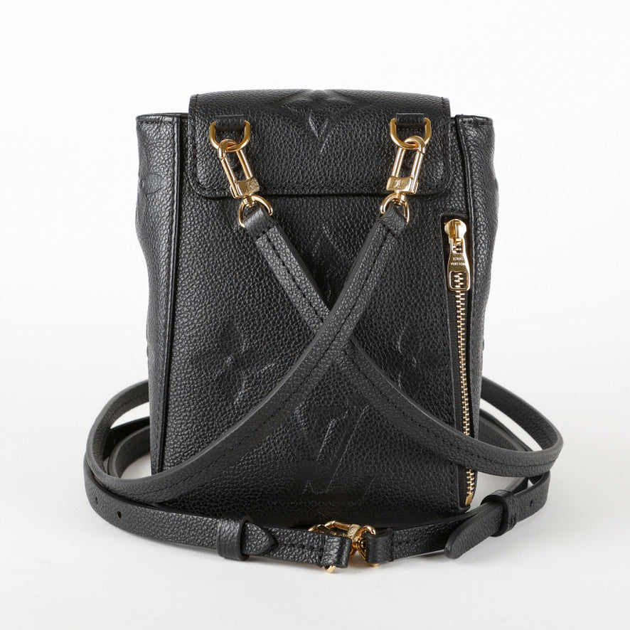 Mini Giant Monogram Backpack, Black Empreinte