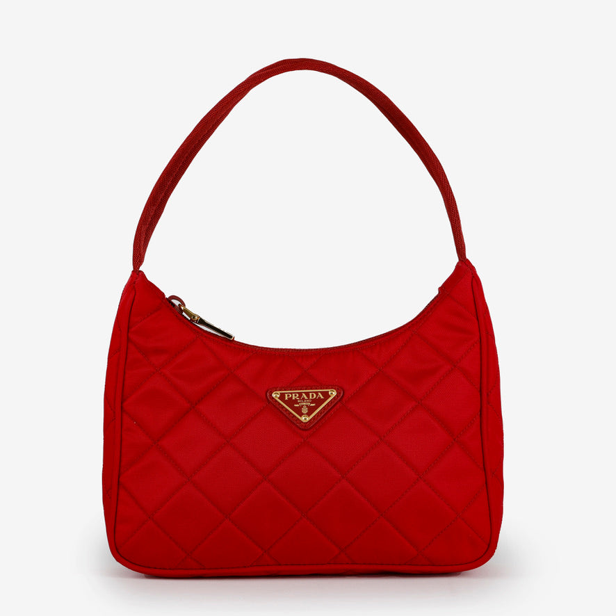 Re-Nylon Re-Edition, Quilted Cherry Nylon