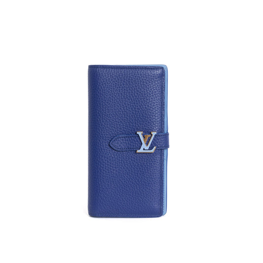 Vertical Wallet, Blue 7018