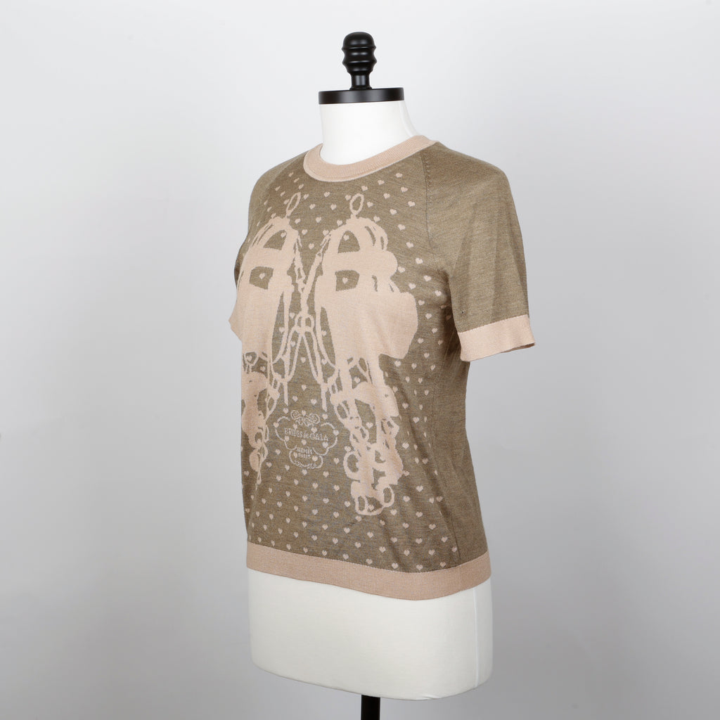 Brides De Gala Short Sleeve Cashmere Sweater