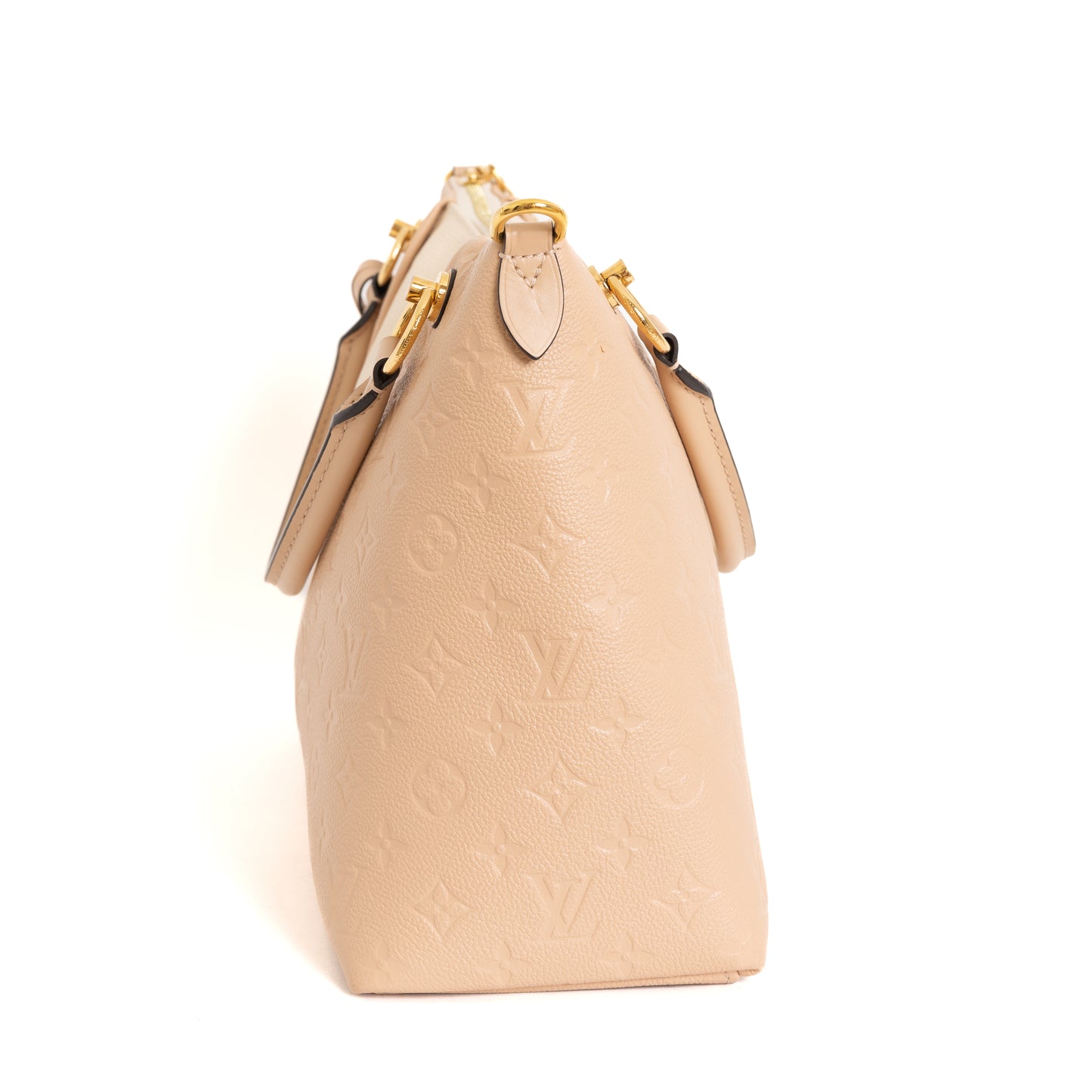 V Tote MM, Beige Rose Creme Empreinte 7937