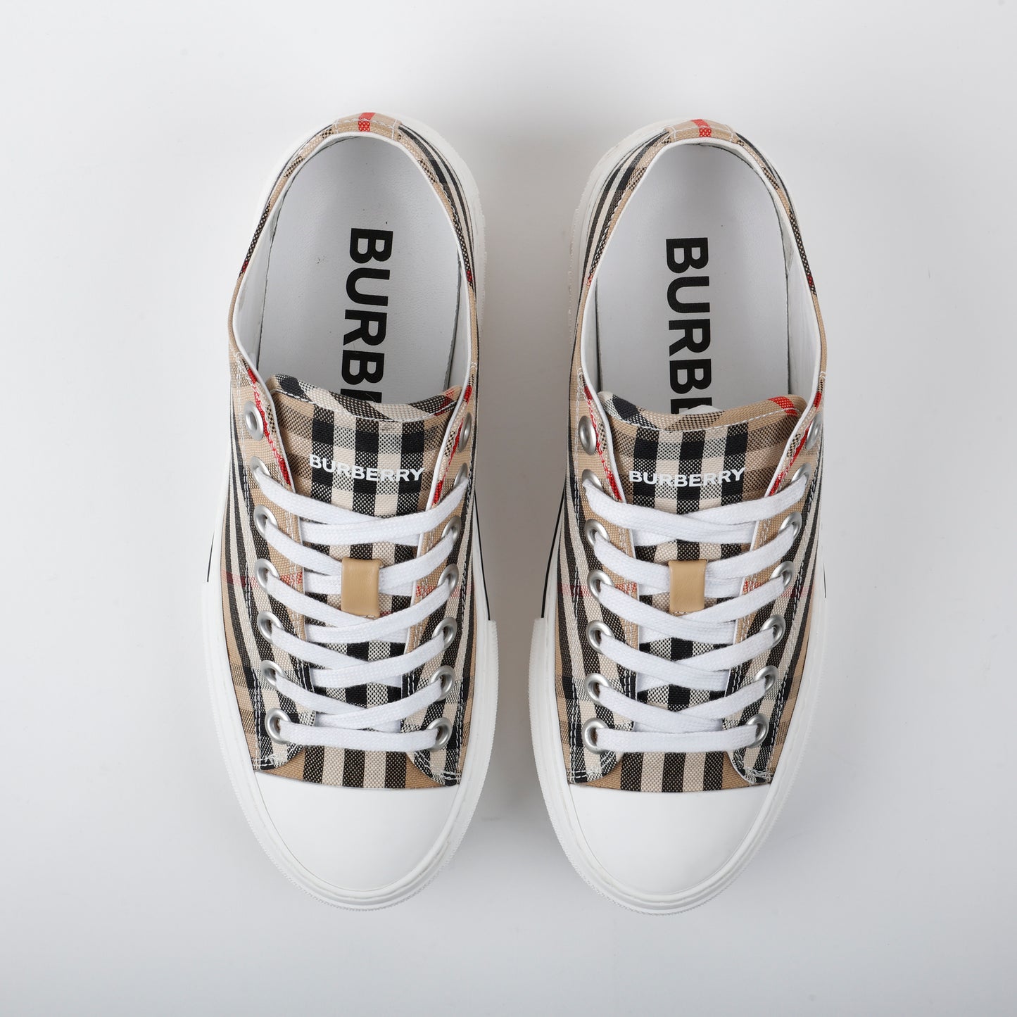 Jack Low-Top Sneakers Beige Check