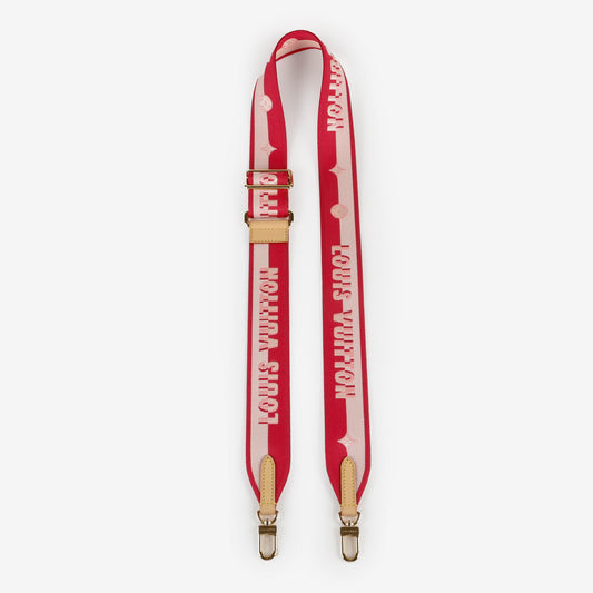 Adjustable Jacquard Strap, Pink