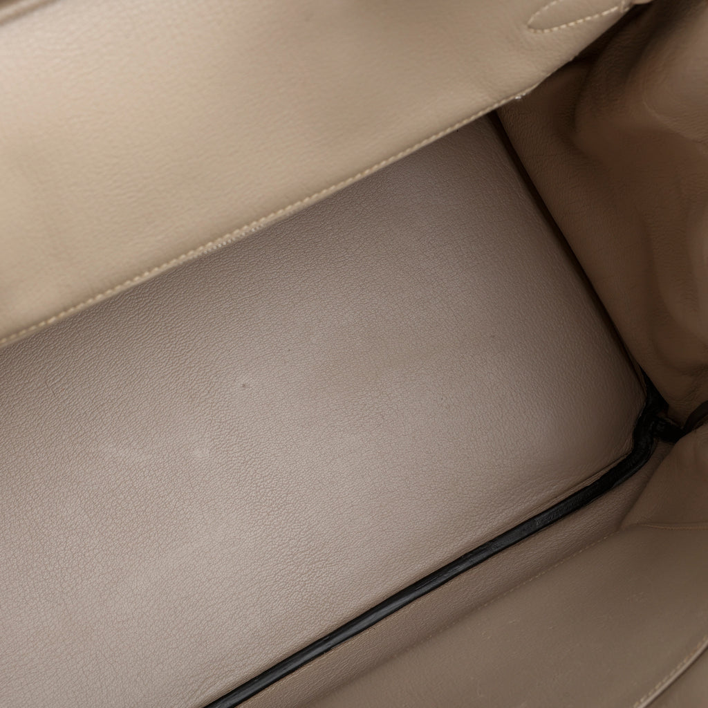 Birkin 35 Gris Tourtelle Clemence PHW