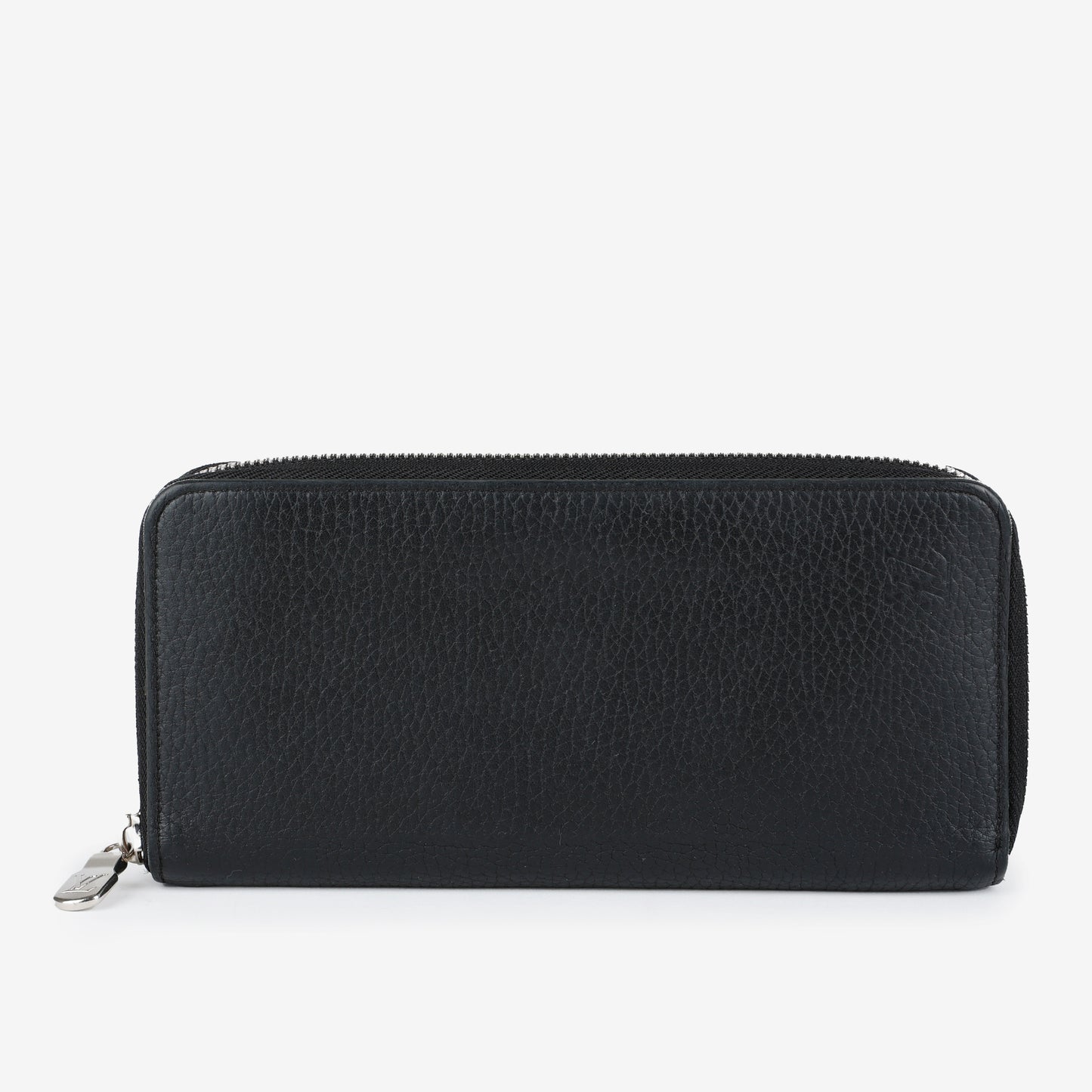 Long Zippy Wallet, Black Leather