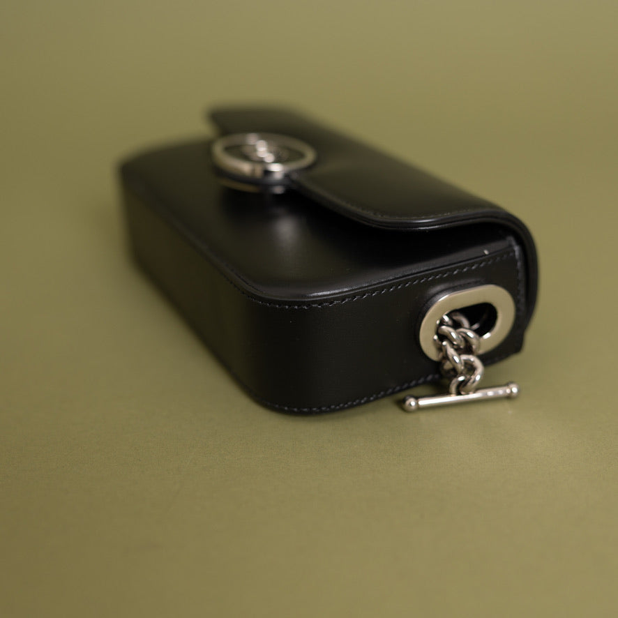 Mini Petite Shoulder Bag, Black SHW 9972