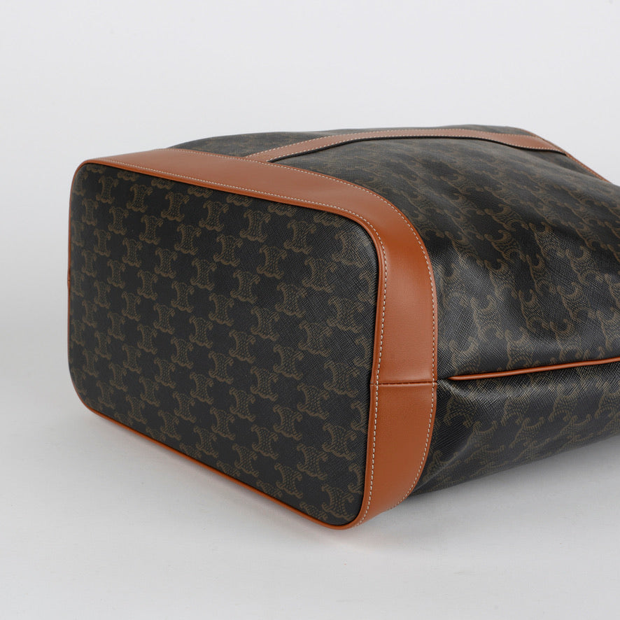 Medium Cabas Tote Triomphe Coated Canvas